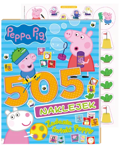 Świnka Peppa. Zadania świnki Peppy. 505 naklejek