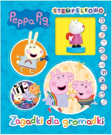 Świnka Peppa. Zagadki dla gromadki. Stempelkowo