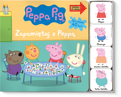 Świnka Peppa. Zagraj ze mną. Zapamiętuj z Peppą