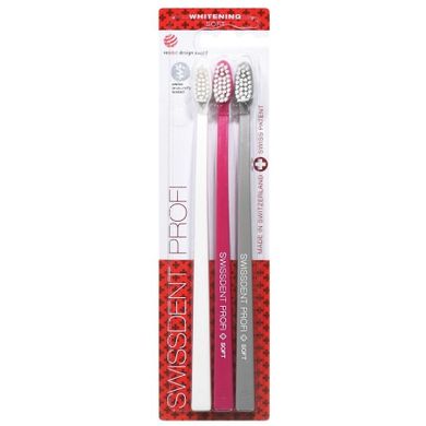 Swissdent, Profi Whitening Soft, szczoteczka do zębów, 3 szt.