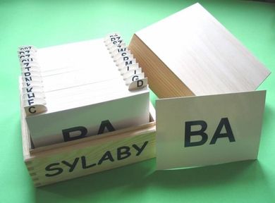 Sylaby - karty logopedyczne