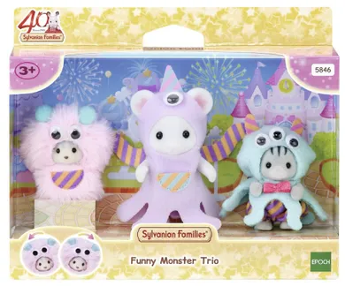 Sylvanian Families, 40th Anniversary, Trio Małych Potworków, zestaw figurek, 5846