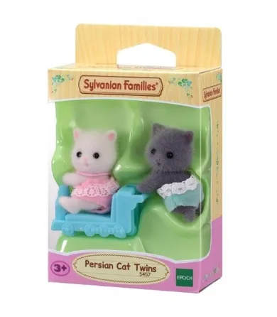 Sylvanian Families, bliźniaki perskich kotków, zestaw figurek, 5457