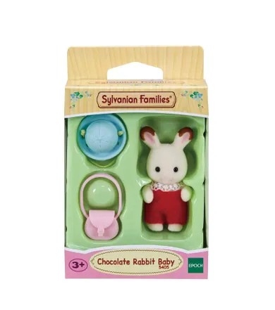 Sylvanian Families, dziecko królików z czekoladowymi uszkami, figurka, 5405