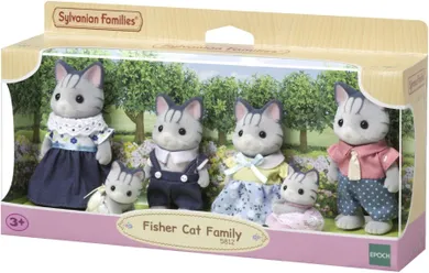 Sylvanian Families, Fisher Cat Family, rodzina kotków, 5812