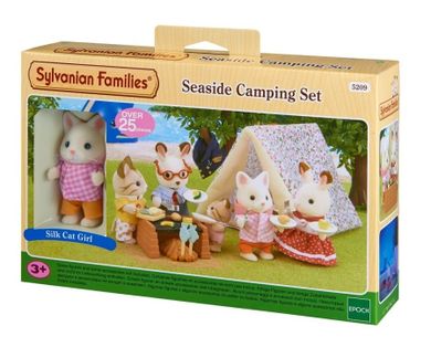 Sylvanian Families, kemping nad morzem, zestaw z figurką, 5209