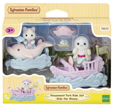 Sylvanian Families, Morskie pojazdy w parku rozrywki, zestaw z figurkami, 5820