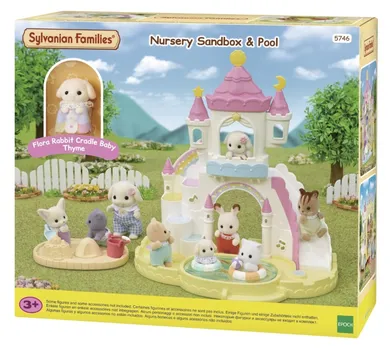 Sylvanian Families, Plac zabaw z basenem, zestaw figurek, 5746