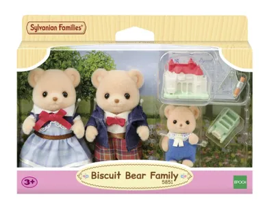Sylvanian Families, Rodzina ciasteczkowych misiów, zestaw figurek, 5851