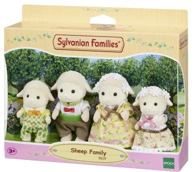 Sylvanian Families, rodzina owieczek, zestaw figurek, 5619