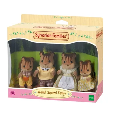 Sylvanian Families, rodzina wiewiórek, zestaw figurek, 4172