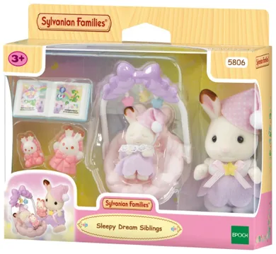 Sylvanian Families, Śpiące rodzeństwo, zestaw figurek, 5806