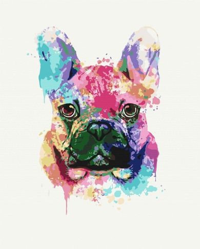 Symag, Paint it! malowanie po numerach, Neonowy mops
