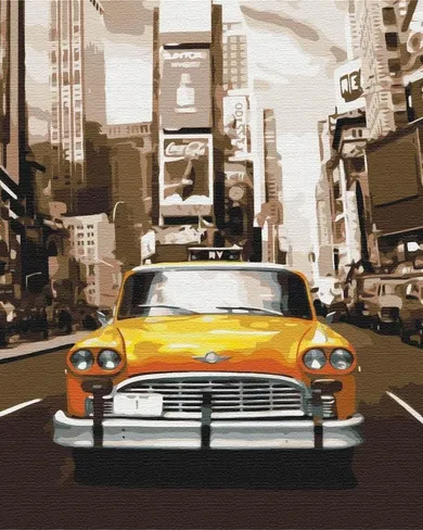 Symag, Paint it! malowanie po numerach, New York taxi, obraz