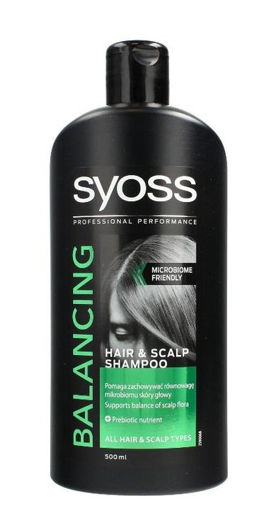 Syoss, Balancing, szampon zachowujący równowagę mikrobiomu, 500 ml
