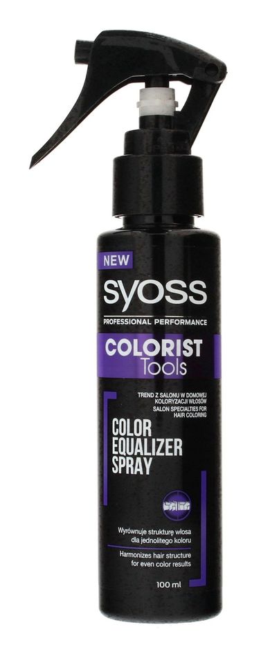 Syoss, Colorist Tools, spray wyrównujący strukturę włosa przed farbowaniem, 100 ml