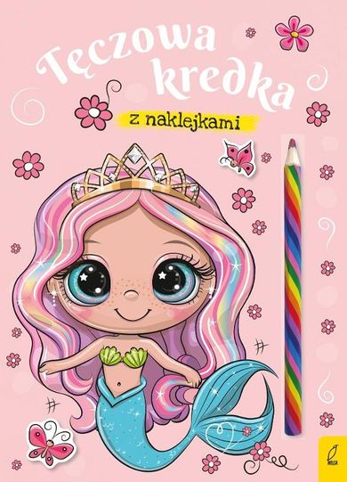 Syrenka. Tęczowa kredka