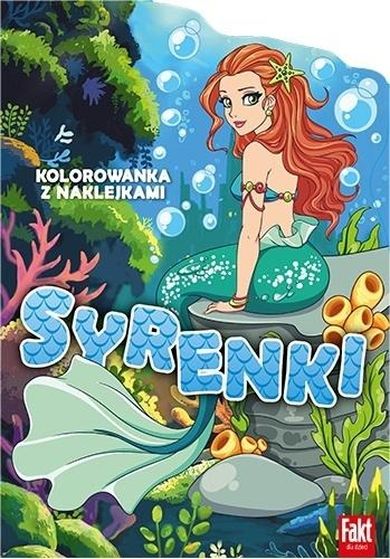 Syrenki. Kolorowanka z naklejkami