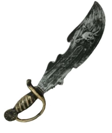 Szabla pirata, poszarpana