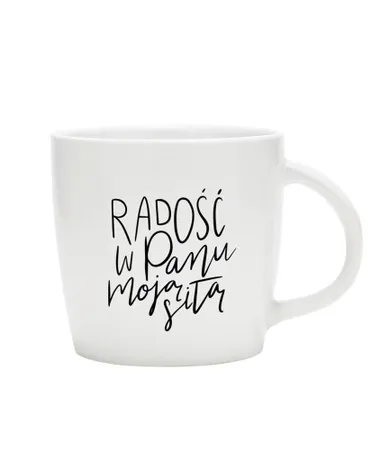Szaron, filiżanka, Radość w Panu moją siłą