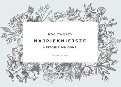 Szaron, kartka okolicznościowa, Bóg tworzy najpiękniejsze