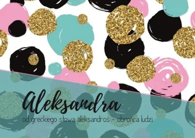 Szaron, magnes imiona, Aleksandra