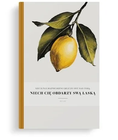 Szaron, notatnik Lux, Niech Pan, Cytryna, 1 szt.