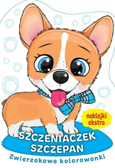 Szczeniak Szczepan. Zwierzakowe kolorowanki