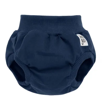 Szorty chłopięce, bloomersy, granatowe, Pinokio