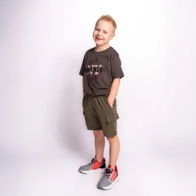 Szorty chłopięce, khaki, Tup Tup