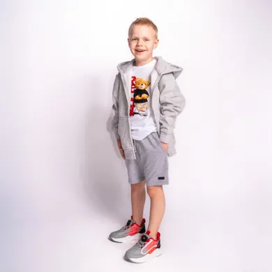 Szorty chłopięce, szary, Tup Tup