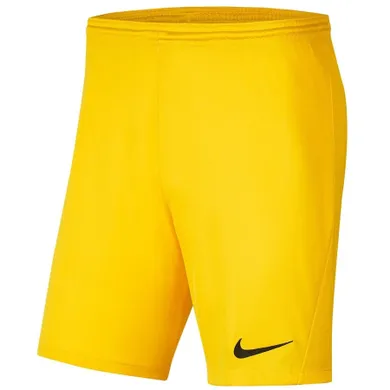 Szorty chłopięce, żółte, Nike Y Park III Boys