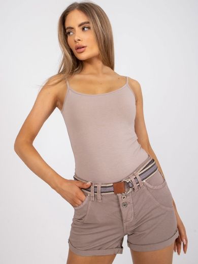 Szorty damskie, beżowe, Factory Price