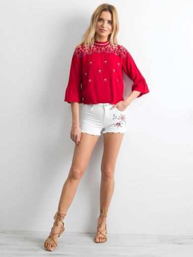 Szorty damskie, białe, Factory Price