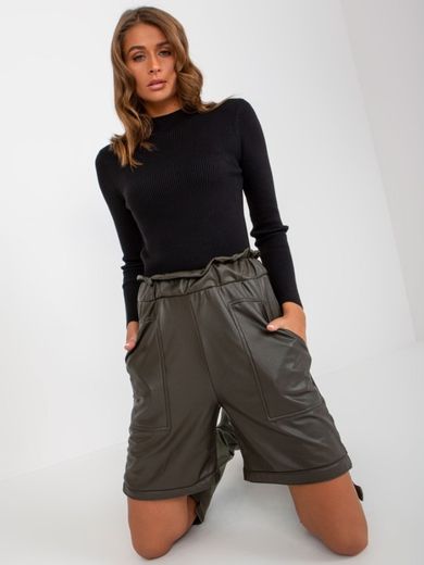 Szorty damskie, khaki, Vikki