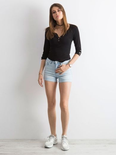 Szorty damskie, niebieskie, Factory Price