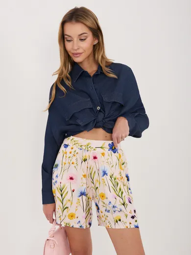 Szorty damskie, różowe, Sublevel