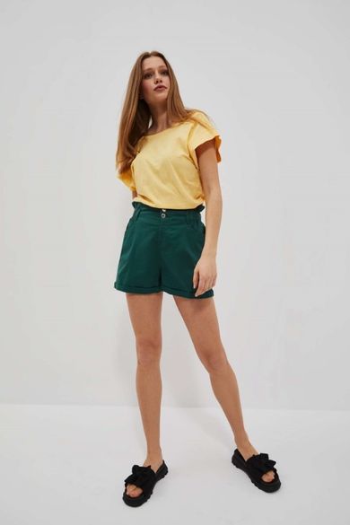 Szorty damskie, zielone, Moodo