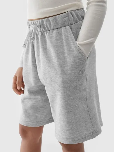 Szorty dziecięce, szare, 4F