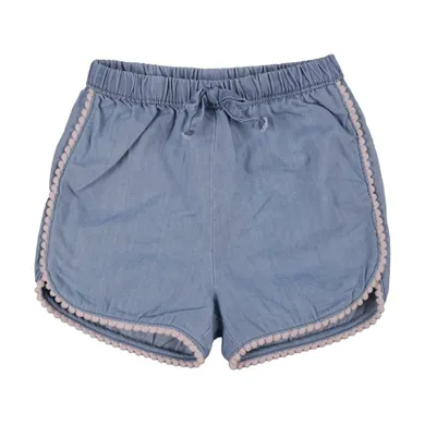 Szorty jeansowe dziewczęce, jasny denim, Tom Tailor