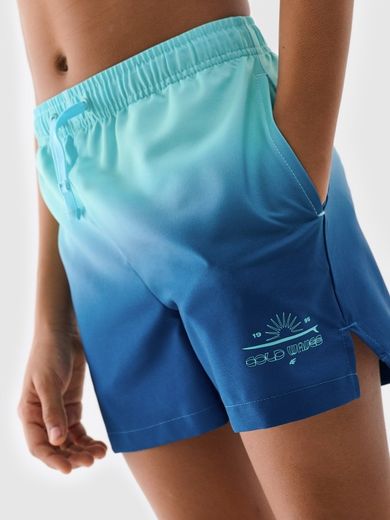 Szorty kąpielowe chłopięce, niebieskie, 4F