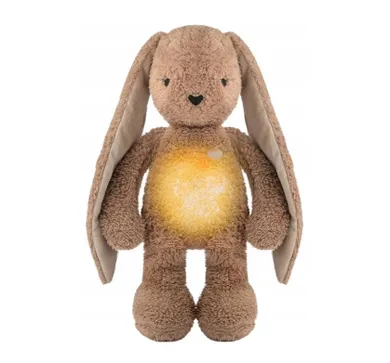 Szumisie, Szumiś Królik, maskotka 7w1 z aplikacją i lampką, brązowy