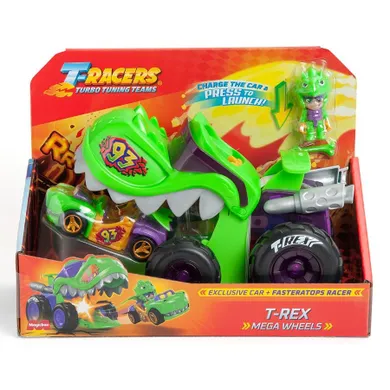 T-racers, Mega Wheels, T-Rex, pojazd z figurką