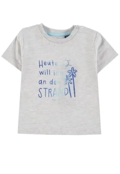 T-shirt chłopięcy, beżowy, Tom Tailor