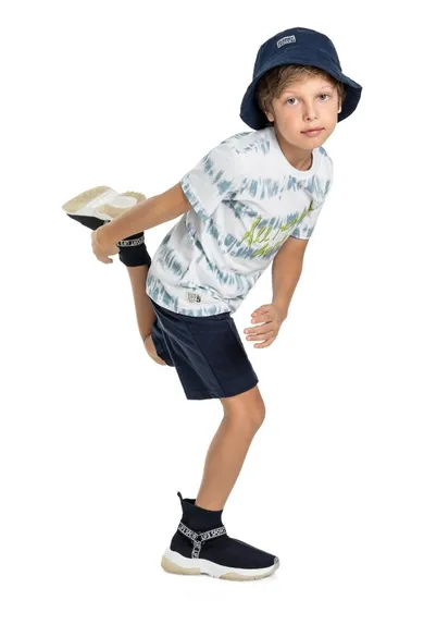 T-shirt chłopięcy, biały, All reasons to have fun, Quimby