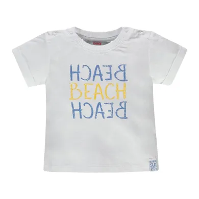 T-shirt chłopięcy, biały, Kanz