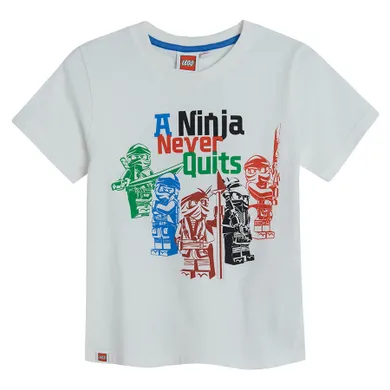 T-shirt chłopięcy, biały, LEGO Ninjago