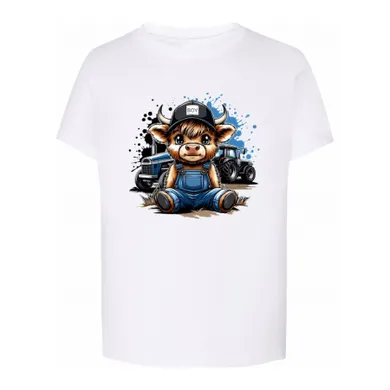 T-shirt chłopięcy, biały, Tup Tup