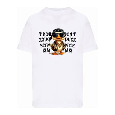 T-shirt chłopięcy, biały, Tup Tup