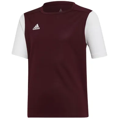T-shirt chłopięcy, bordowy, Adidas